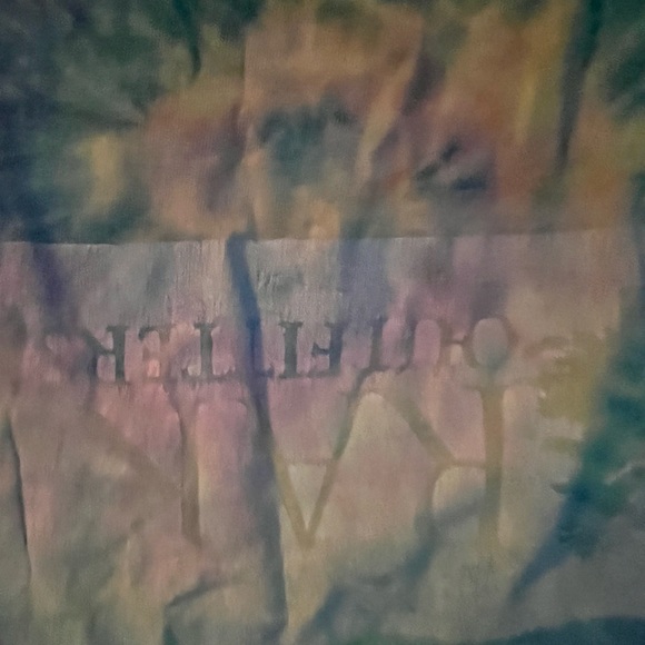 Tie-dye rainbow shirt made into tank - Picture 2 of 3